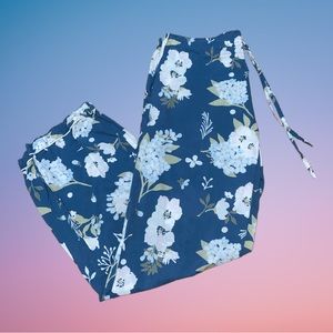 Mahogany Floral Pajama Pants